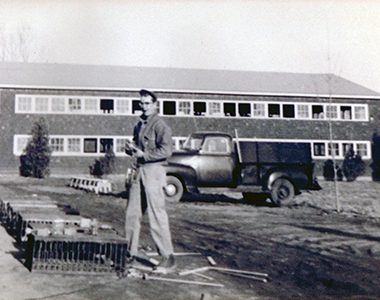 Herbert at a young Chip-in Farm.